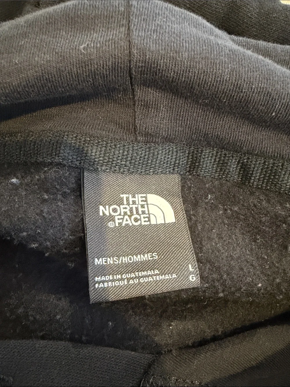 The North Face Hoodie Black White Logo Men’s Size Large